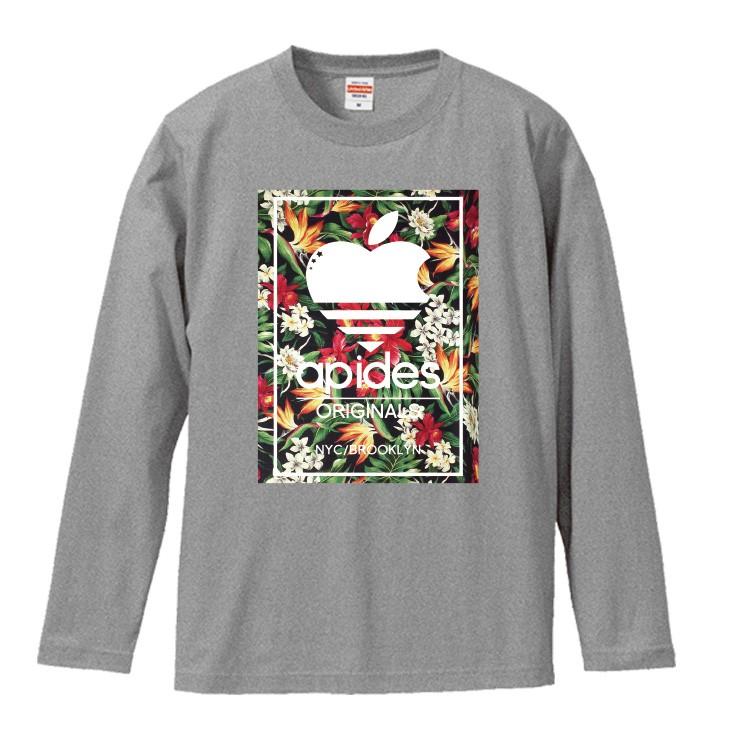 Tシャツ メンズ ロンt 長袖 ユニセックス クルーネック Uネック アピデス ブランド ロゴ 白 黒 グレー ハワイ ビーチ ボタニカル ヤシの木 Longtapides10 301 通販 Yahoo ショッピング