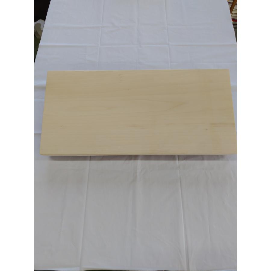 プロの料理人に人気のイチョウ一枚板 木製まな板 50cm×23cm×3cm