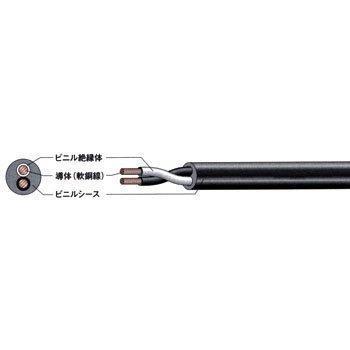 電線　VCTF 2.0sq×2芯 ビニルキャブタイヤケーブル　切り売り1ｍ〜 |  | 02