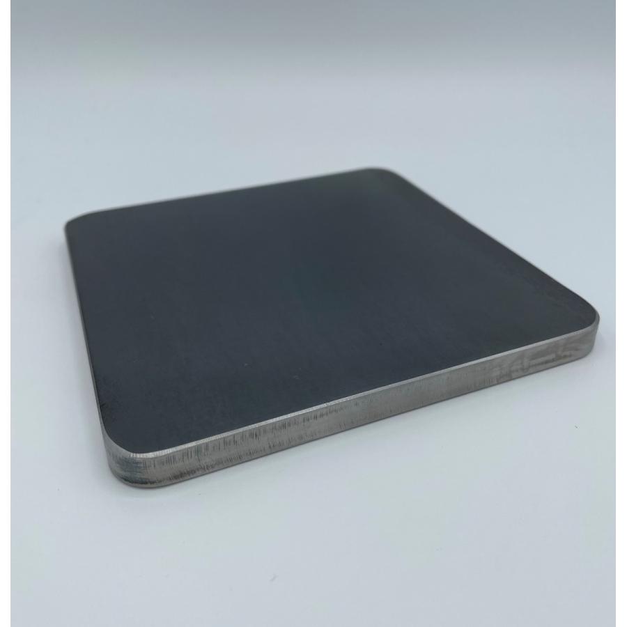 ソロキャンプ9mm極厚バーベキューBBQ鉄板エスビットポケットストーブ用　ソロ鉄板９mm×120mm×120mm　 |  | 01