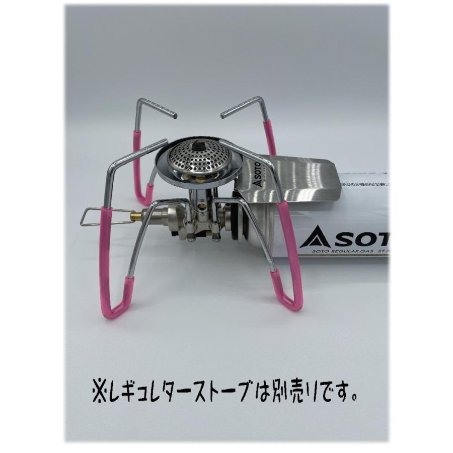 310tech(サトテック)  耐熱シリコンチュ−ブ　ソトSOTO ST-310 ST-330用　ピンク　φ４−φ6×120mmカット品4点 |  | 02