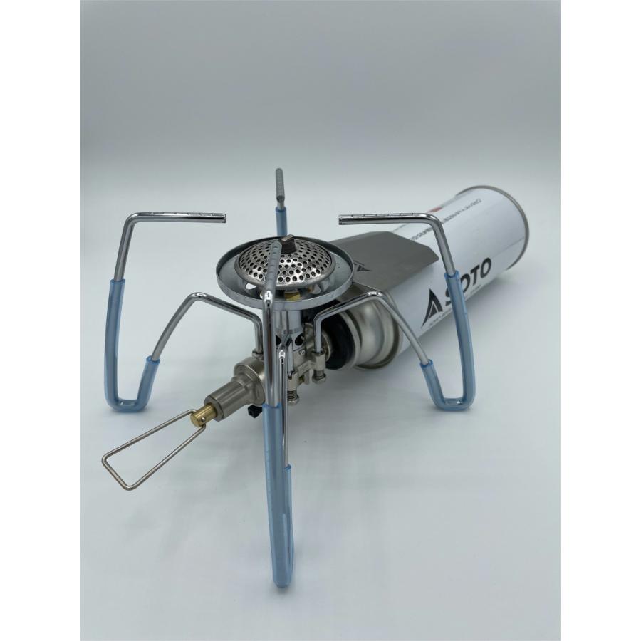 耐熱シリコンチュ−ブ　ソトSOTO ST-310 ST-330用　クリアブルー　φ４−φ6×120mmカット品4点　ソロキャンプ310tech |  | 02