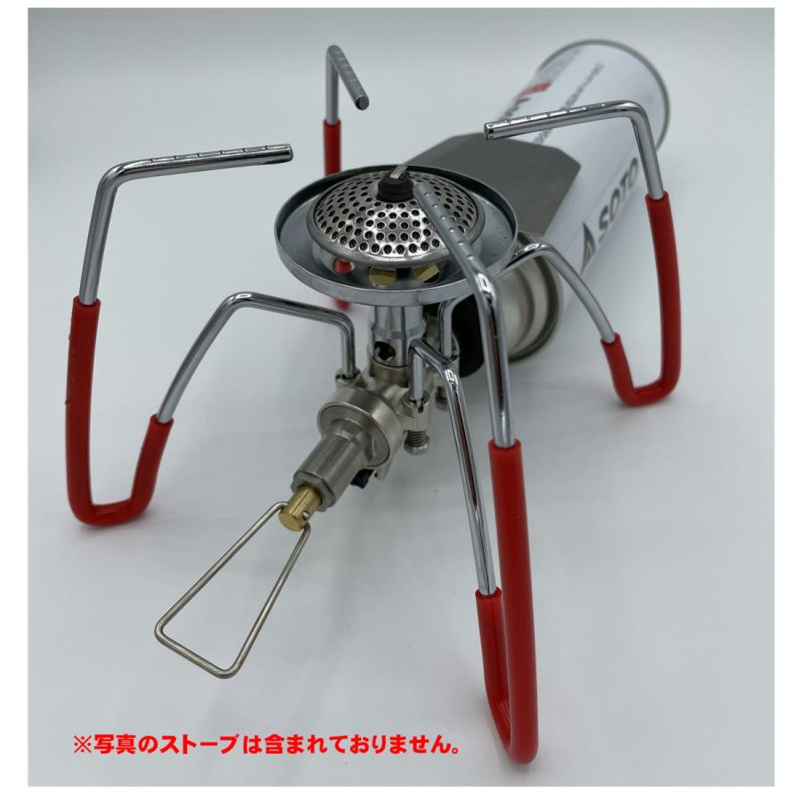 耐熱シリコンチュ−ブ　ソトSOTO ST-310 ST-330用　レッド　φ４−φ6×120mmカット品4点　ソロキャンプ310tech |  | 02