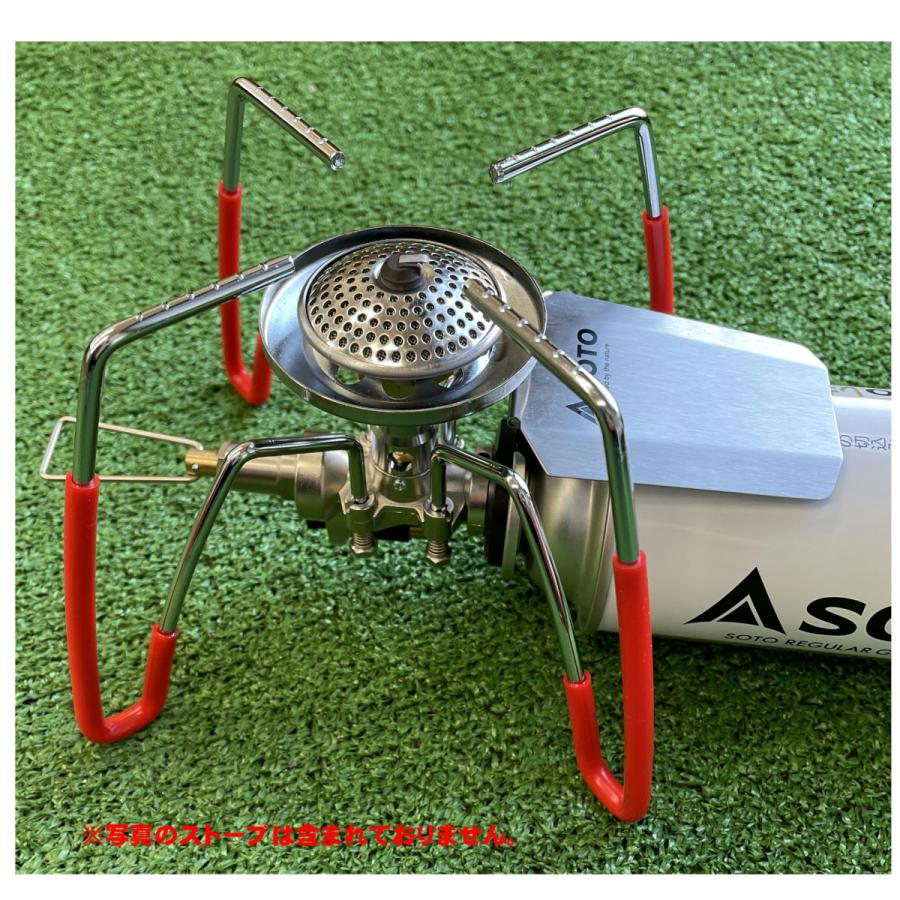 耐熱シリコンチュ−ブ　ソトSOTO ST-310 ST-330用　レッド　φ４−φ6×120mmカット品4点　ソロキャンプ310tech |  | 04