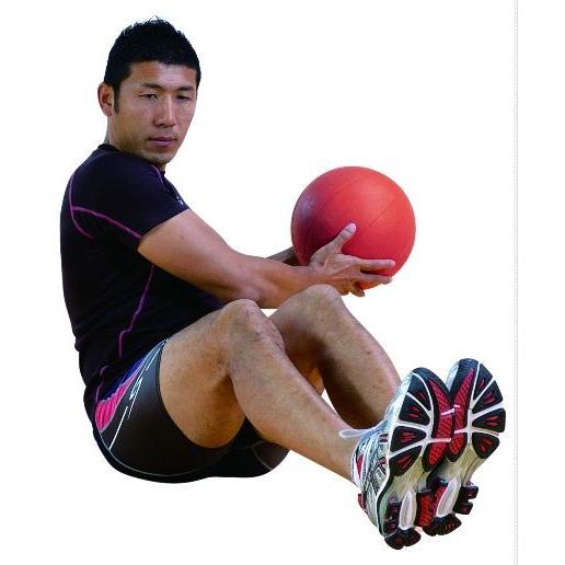 NISHI ニシ・スポーツネモメディシンボール ゴム製 （５ｋｇ Φ２９ｃｍ グリーン）NT5885Cの画像