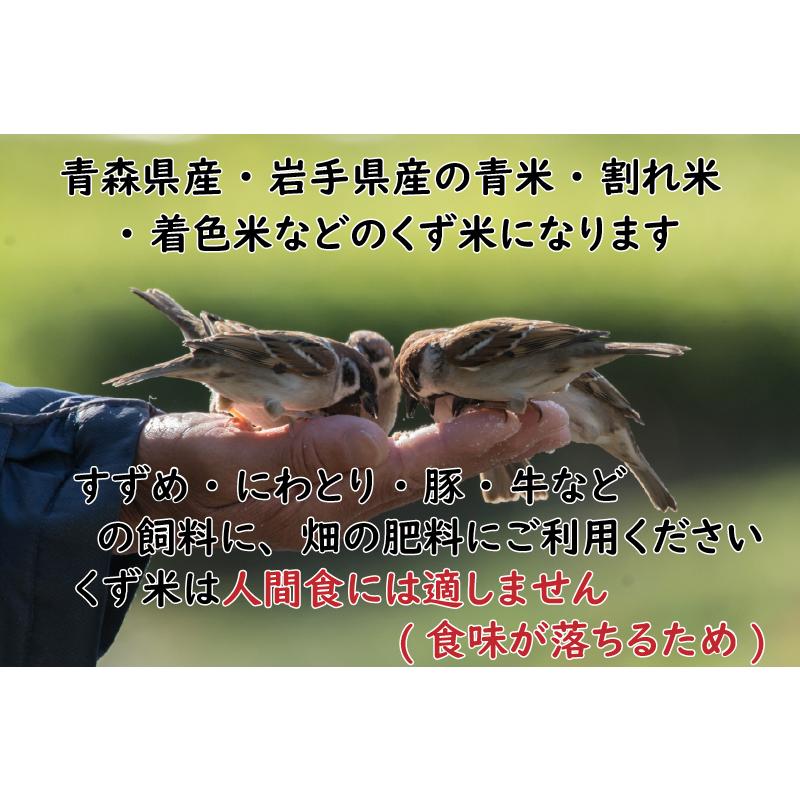 くず米 玄米 網目1.75下 20kg 青森県産 岩手県産 小鳥の餌 くず米 玄米 網目1.75下 20kg 青森県産 岩手県産 小鳥の餌