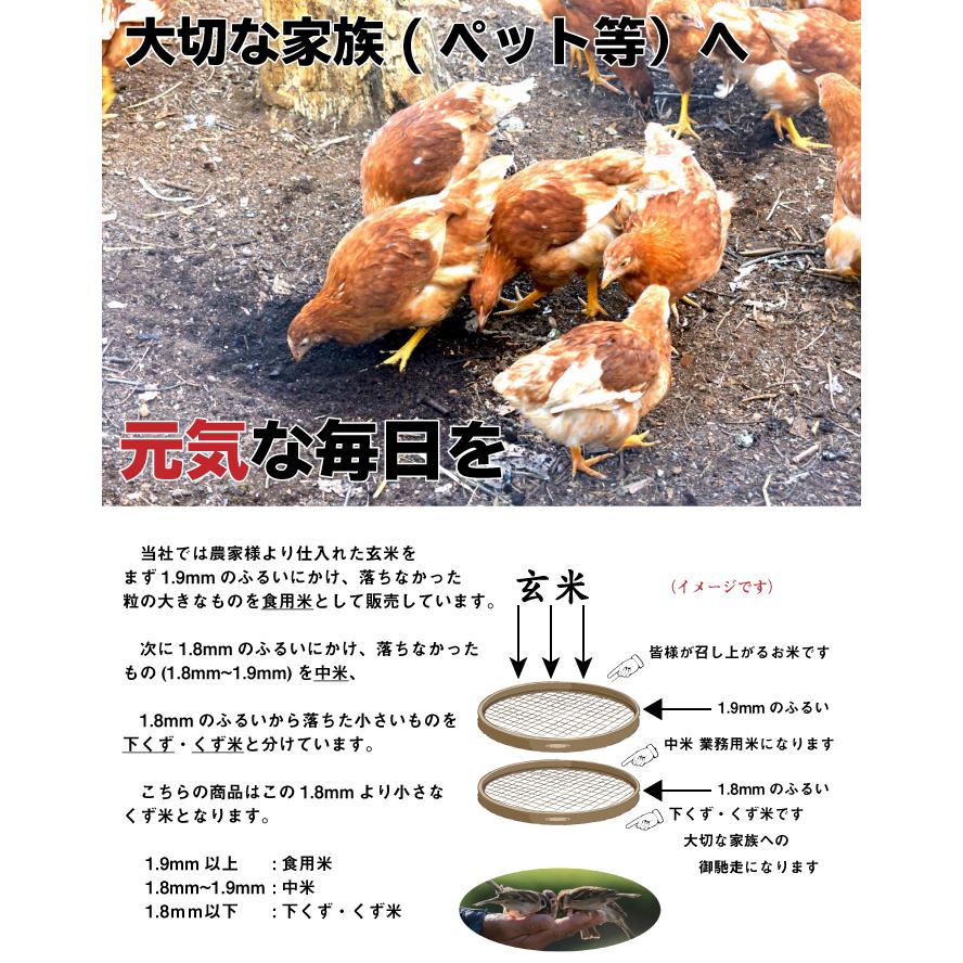 くず米 玄米 網目1.8下 20kg 青森県産 岩手県産 小鳥の餌 ペット くず米 玄米 網目1.8下 20kg 青森県産 岩手県産 小鳥の餌 ペット