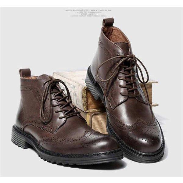 割引発見 本革 カジュアルシューズ レザー メンズ 人気急上昇 ショートブーツ 店長おすすめ 足への負担も少なく 長時間穿いていても疲れない ブーツ ワークブーツ 秋 冬 シューズ 無地 紳士靴 軽い メンズ ブーツ