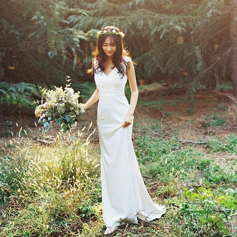 交換無料 ウェディングドレス 結婚式 シンプル 上品 ワンピース ウェディングドレス ウエディング 31sfon Lj4pdyivl2 三一商事 通販 Yahoo ショッピング メーカー包装済 Www Ladislexia Net