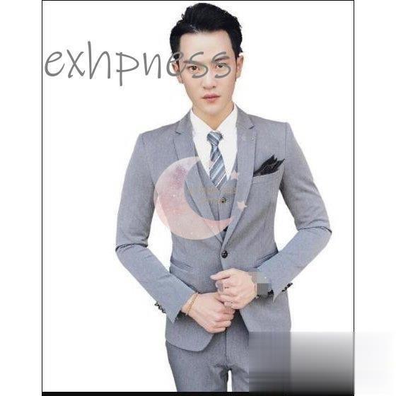 女性が喜ぶ 格好いい 紳士用3ピーススーツ宴会披露宴スリムスーツ二次会花婿の介添え通勤結婚式卒業式3点セットジャケットパンツベスト シングルスーツ カラー ブラック Icpit Org