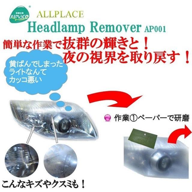 クリアーリキッド専門店 最新ハイスペックモデル 5本  再生スチーマー Allplace ヘッドライトリムーバー溶剤 オールプレイスの画像