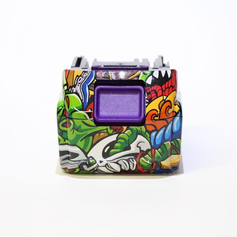 マキタ 18V純正バッテリー用 漫画CT01柄 バッテリーケース 3.0Ah