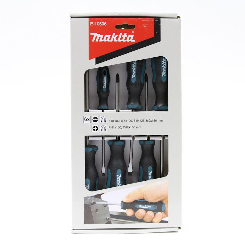 マキタ（makita） ドライバー6本セット +1×100/+2×100/-4.0×100/-5.5