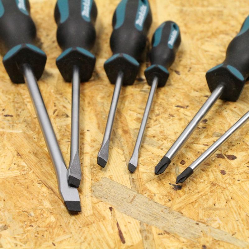 マキタ（makita） ドライバー6本セット +1×100/+2×100/-4.0×100/-5.5