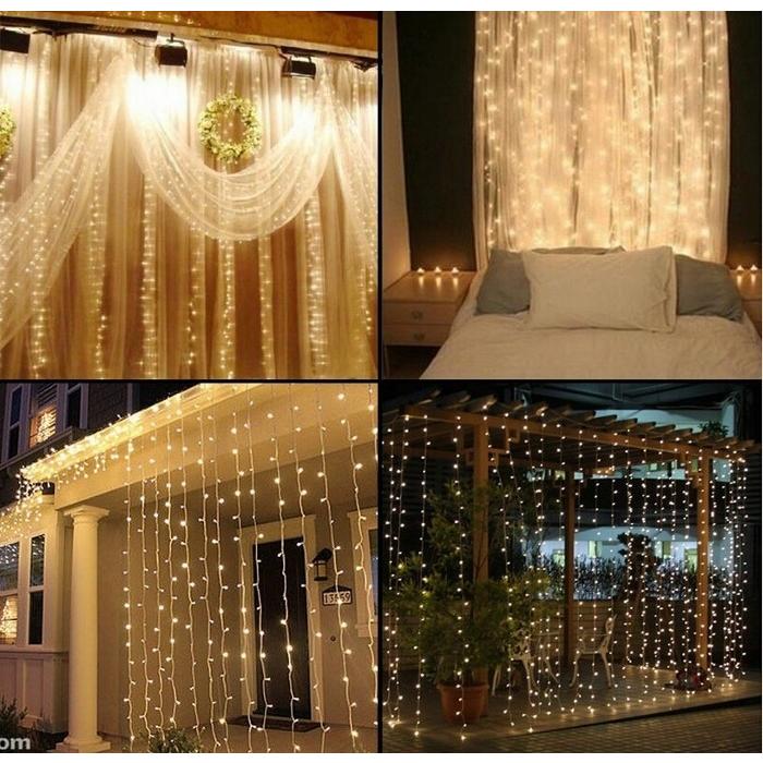300個/3M×3M/カーテンライト LEDストリングライト /パーティライト