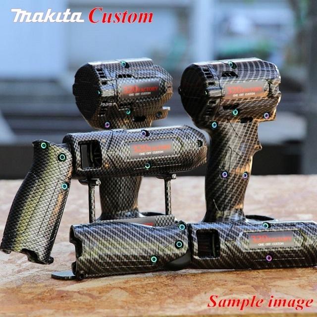 makita改 TD171/TD161 バンパ＋ハンマーケースカバー ブラック