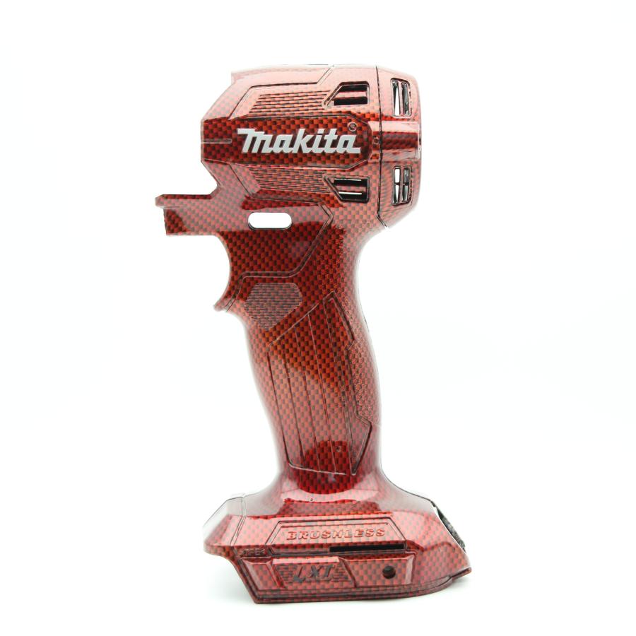 マキタ　インパクトドライバー　TD172　カスタム外装　シュガースカル・赤柄 320Factory TD173D Fタイプ（Candyシリーズ）キャンディー仕様