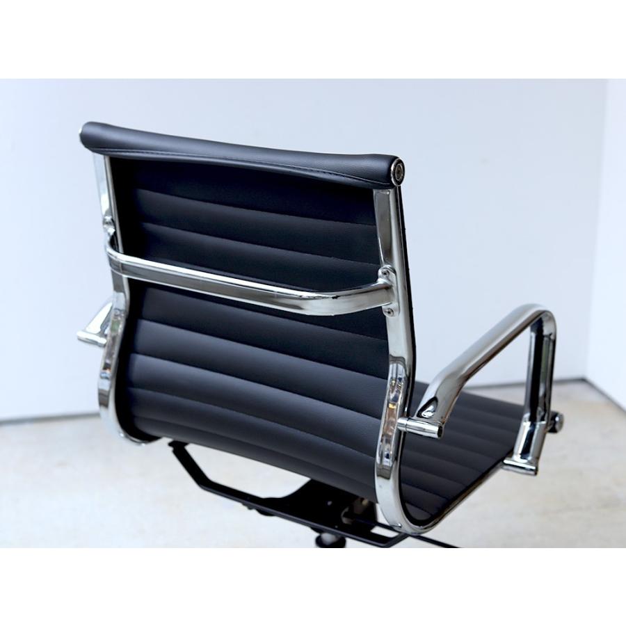 イームズ アルミナムグループチェア 椅子 リプロダクト eames desigh type ブラック オフィスチェア デザイナーズ デスクチェア ワークチェア MTS-12917