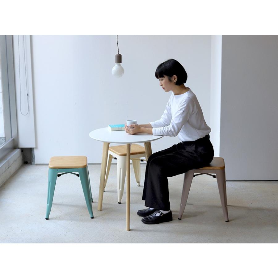 カフェテーブル ミニマム サイドテーブル Bk Wh ラウンドテーブル 丸テーブル F60 600mm Mts 145 ミツヨシ 通販 Yahoo ショッピング