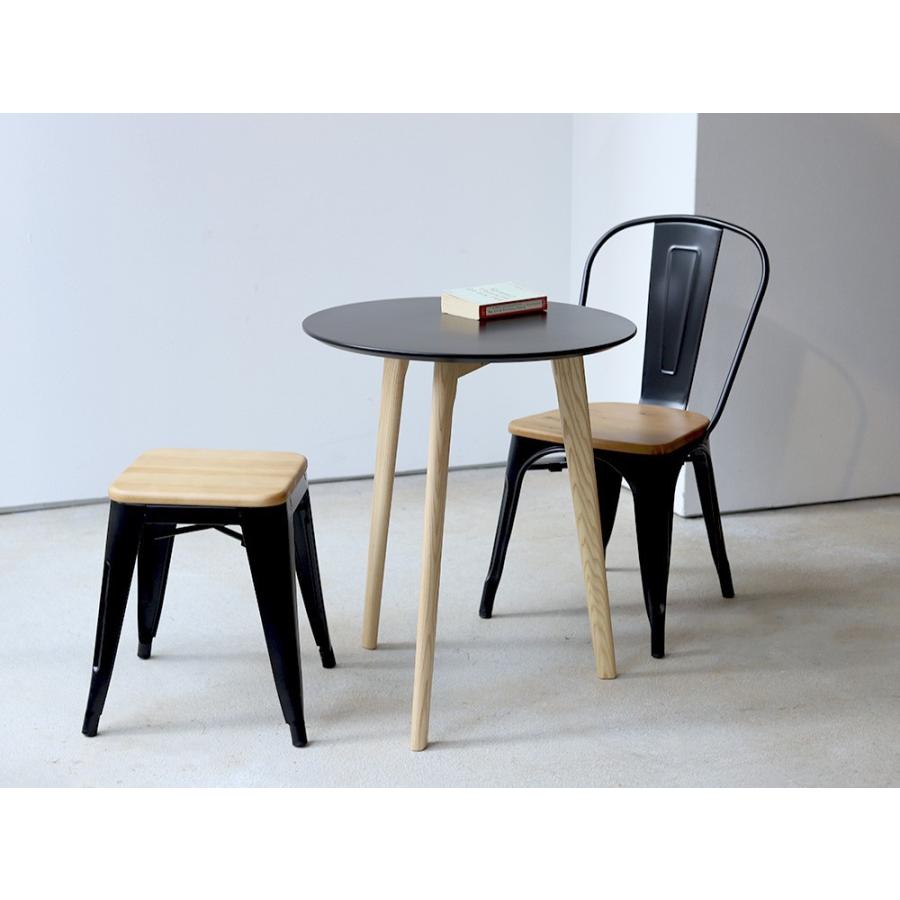 カフェテーブル ミニマム サイドテーブル Bk Wh ラウンドテーブル 丸テーブル F60 600mm Mts 145 ミツヨシ 通販 Yahoo ショッピング