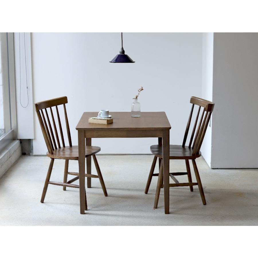 ダイニングテーブルセット 3点 ラバーウッド テーブル ファンバックチェア 2脚 Mts 063 Mts 152 ナチュラル ウォールナット Set 0158 ミツヨシ 通販 Yahoo ショッピング