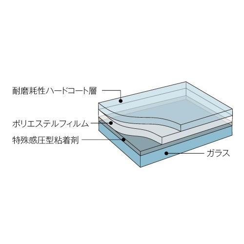 ガラスフィルム 窓 目隠し UVカット 飛散防止 遮熱 フロストシリーズ SH2FRSI-1X フロスト・シルバー１ 1270mm×1m（外貼り可）｜3333-mmmstore｜04