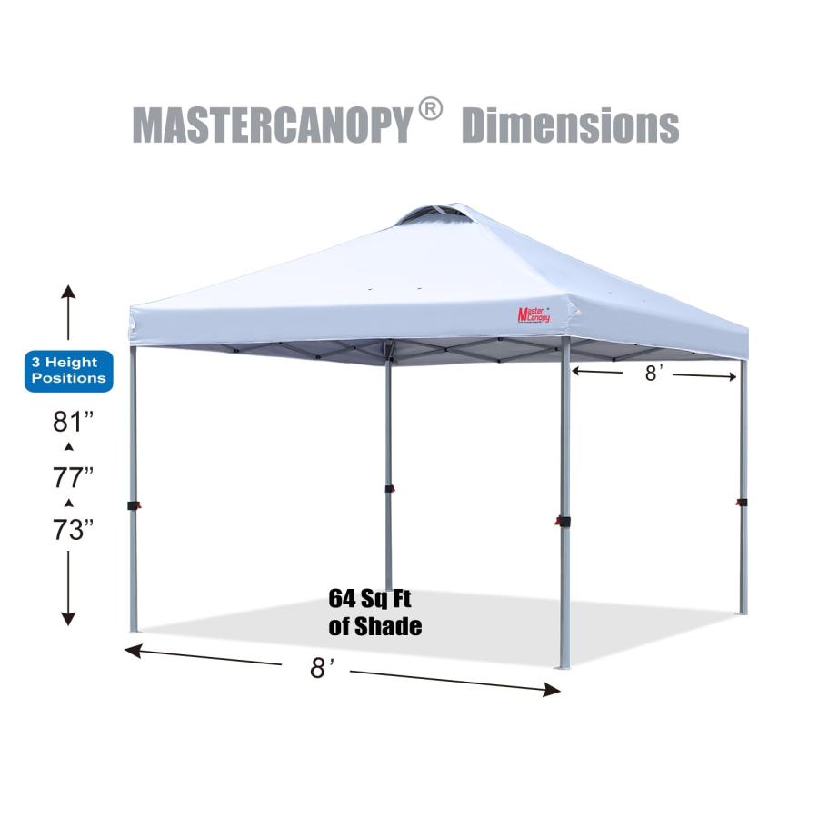 マスターキャノピー（MASTERCANOPY）ワンタッチタープテント 2M/2.5M