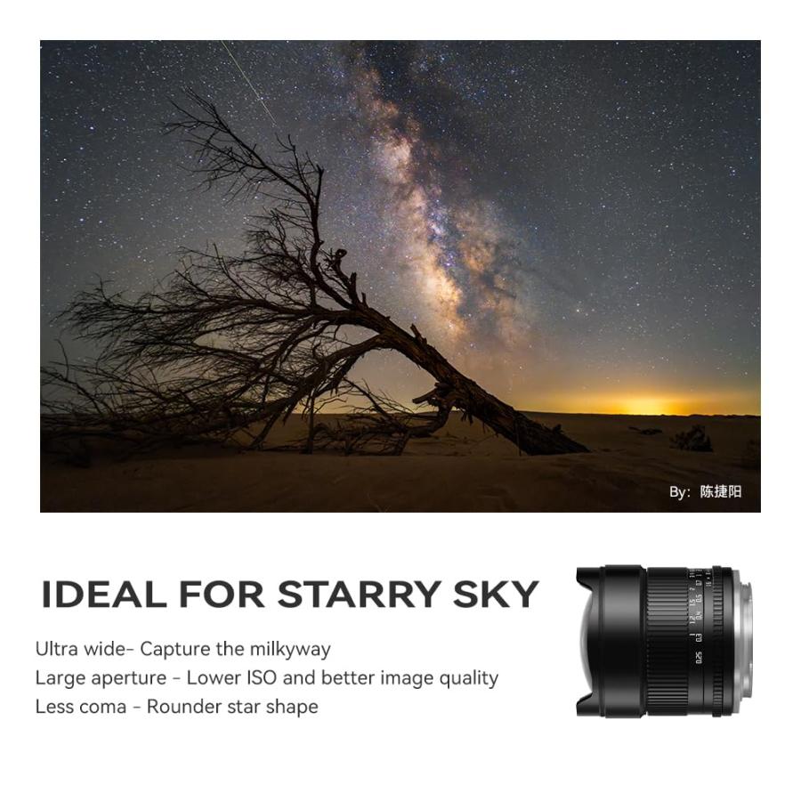 TTArtisan 10mm F2 超広角レンズ APS-C 105°画角 軽量 25cm撮影距離 風景、建築、天体撮影に最適 (Zマウント)_4