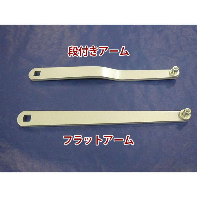 NHN30シリーズ ブラケット横一線4つ穴(60mm×35mm)交換用ドアクローザー 本体側面刻印2 ストップ付 段付きアーム シルバー ブロンズ ブラック交換品はRYOBI製_4