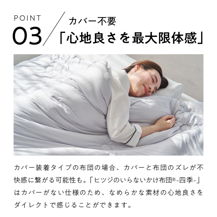 ヒツジのいらない枕 ヒツジのいらないかけ布団 四季 シングル