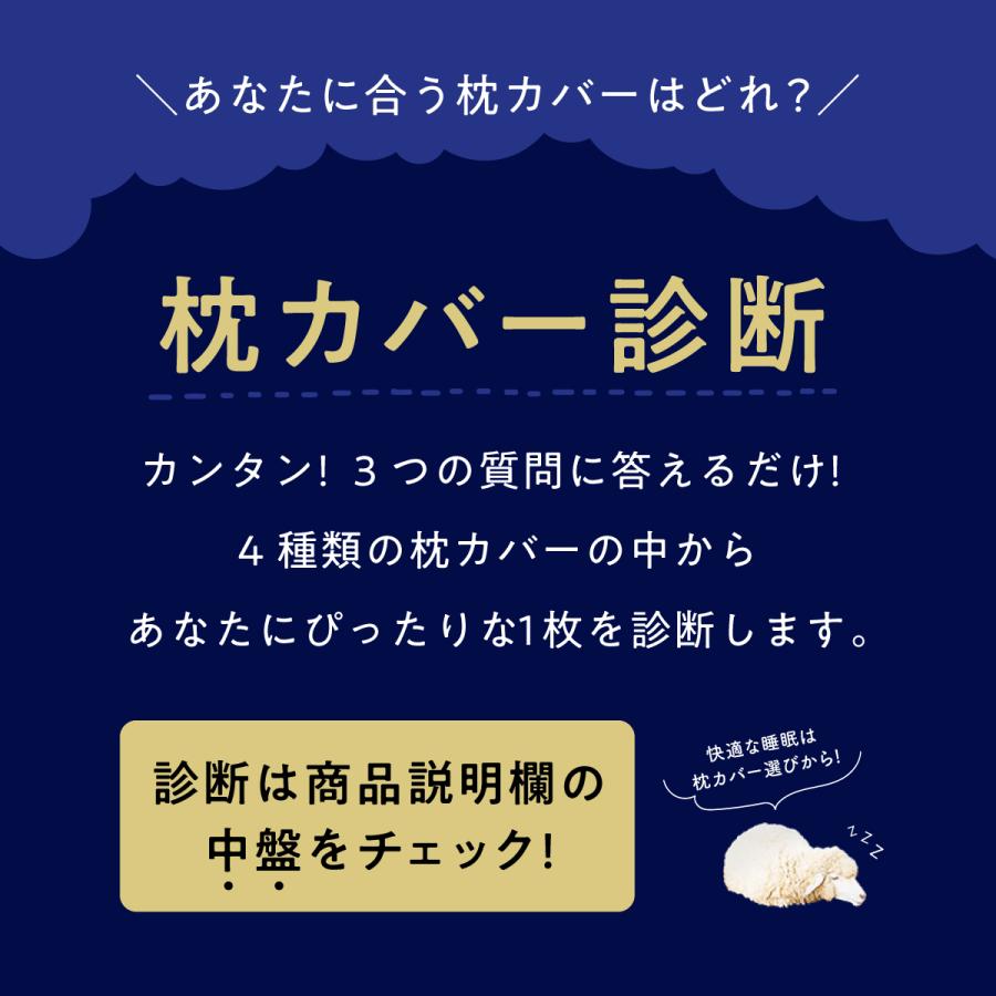 ヒツジのいらない枕 枕カバー ブラックレーベルカバー 新