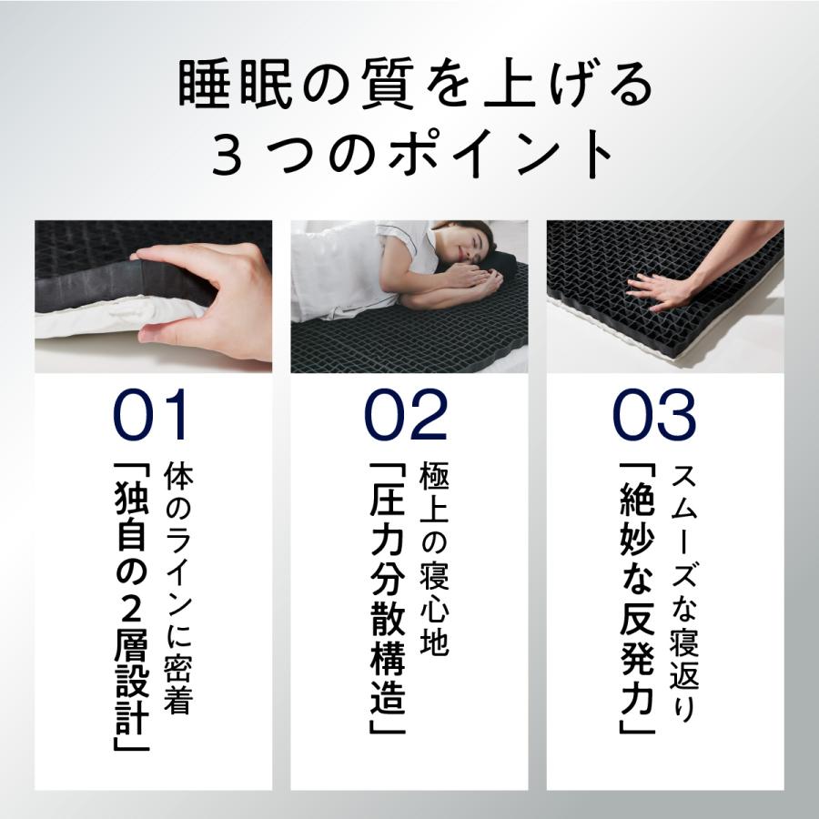 ヒツジのいらない枕 最大19,000円OFFクーポン 高反発マットレス ダブル