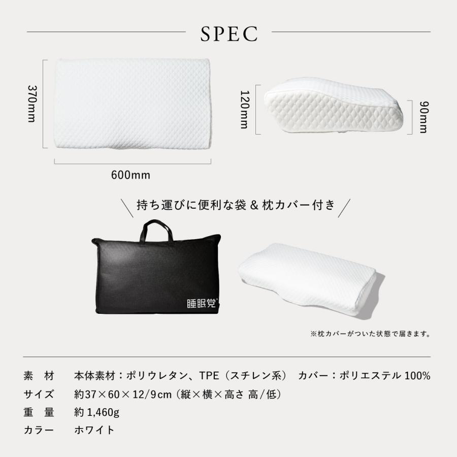 睡眠党 LINE500円OFFクーポン！ 枕 低反発 低反発枕 首が痛くならない