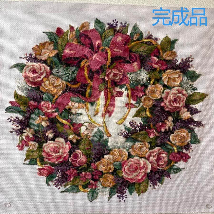 激安挑戦/厳選品質】 クロスステッチキット 花鳥の幸運 刺繍