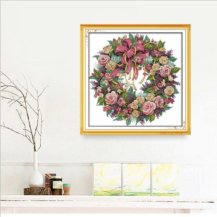 激安挑戦/厳選品質】 クロスステッチキット 花鳥の幸運 刺繍キット