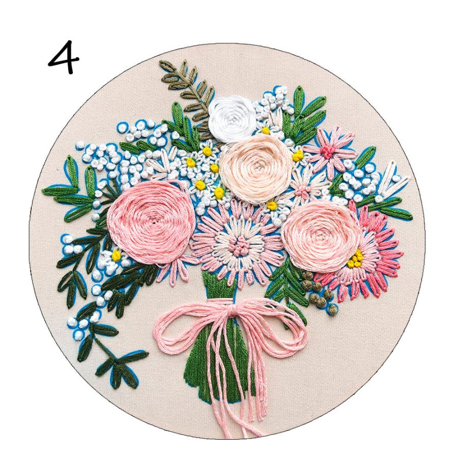 クロスステッチ図案セット 2クロスステッチ図案 145, 146「梅」japanese plum (カラー図案