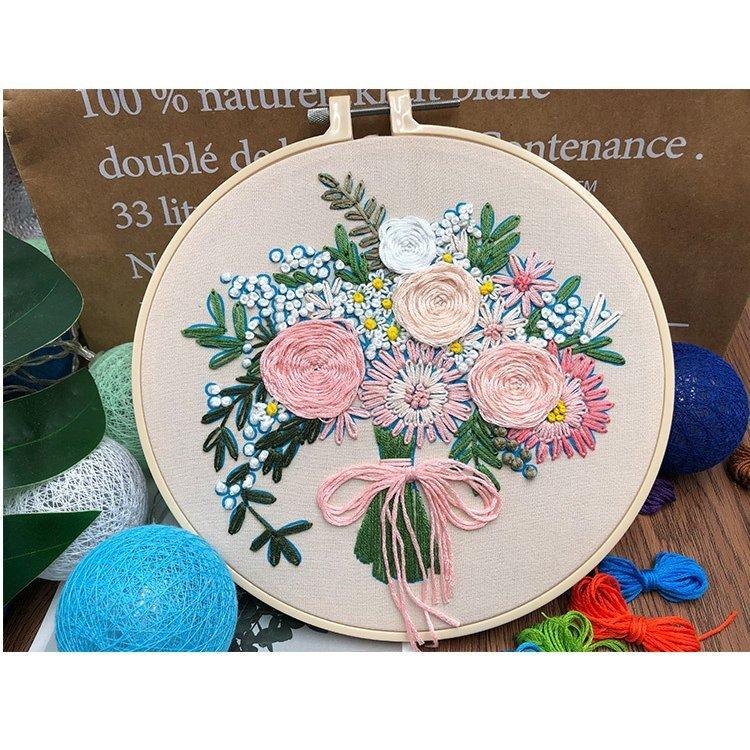 刺繍(手芸) KIKKERLAND Punch Needle Kit（クロスステッチ 初心者セット