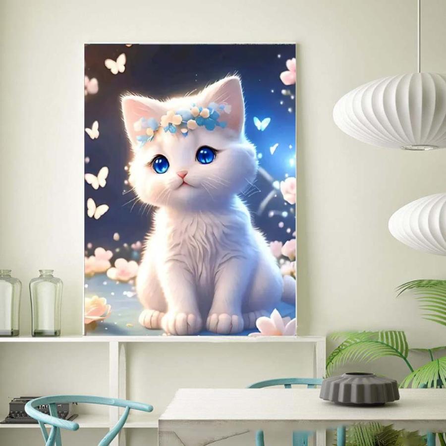 猫ちゃんが好き！】 ダイヤモンドアート 手芸キット ビーズアート