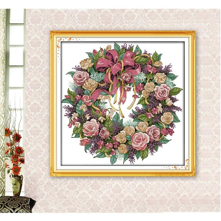 クロスステッチ 刺繍キット 花 ロマン薔薇 可愛い ビーズ刺繍付き 春の訪れ 布地図柄印刷 初心者 進級 中級者 Diy やり方 簡単 手芸 アート 飾り 日本語説明書 Cxy26 三四郎市場 通販 Yahoo ショッピング