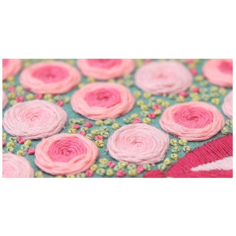 刺しゅうキット 刺繍 クロスステッチキット 花柄 花 立体的 女性 刺しゅうキット 刺繍 クロスステッチキット 花柄 花 立体的 女性