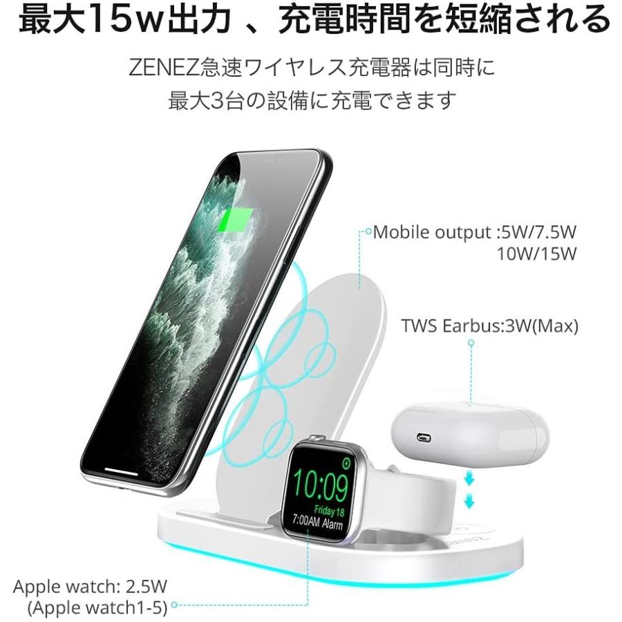 ワイヤレス充電 3in1 15w スタンド 充電器 スマホ充電器 Qi認証 急速充電 置き型 パッド型 Iphone充電器 Applewatch Airpods Galaxy Huawei アンドロイド Lg 車 Izn002 三四郎市場 通販 Yahoo ショッピング