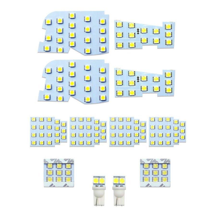 LEDルームランプ アルファード ヴェルファイア 30系 35系 前期 後期 専用設計 取付簡単 ホワイト 爆光 6000k Alphard Velfire 30系 室内灯 カスタム 内装パーツ｜34618｜07