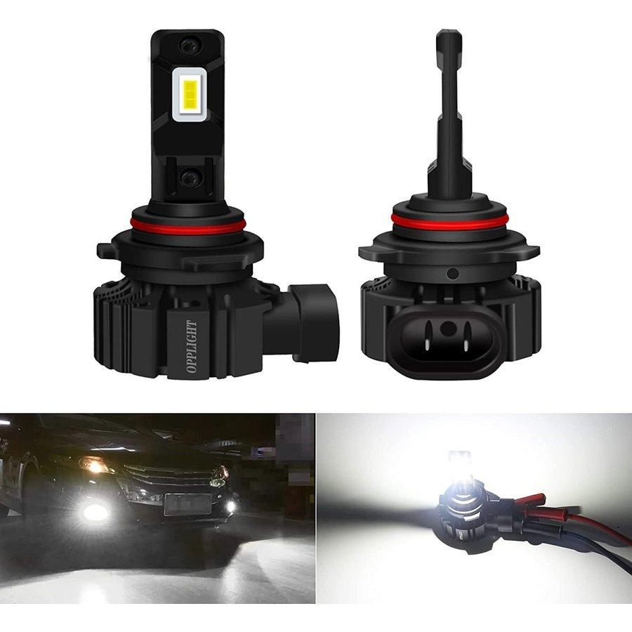 HB4 9006 LEDフォグランプ ホワイト 6000K 車検対応 6000LM 高照度