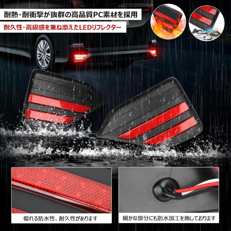 90系 ノア ヴォクシー LEDリフレクター 車検対応 純正反射機能付き