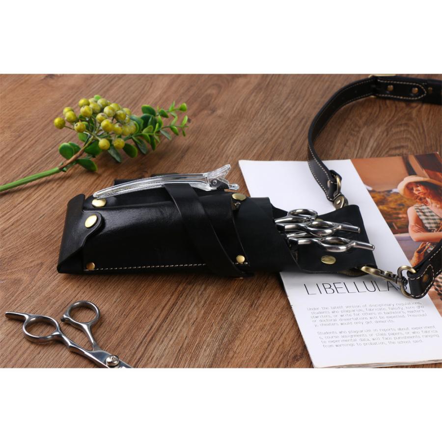 marte トリミング用具収納バッグ ブラック シザーケース シザーケース シザーバッグ 韓国 トリミング トリマー 美容師