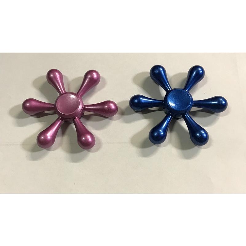 水道 ハンドスピナー ストレス解消 金属製 春の新作シューズ満載 回転 二色 指スピナー 送料無料 カラフル