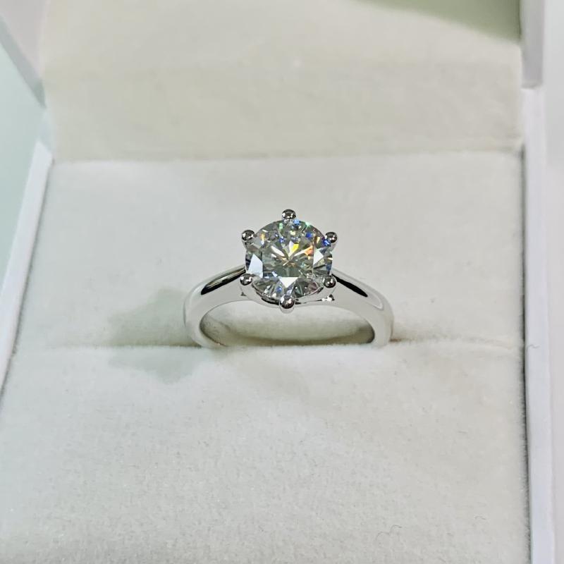 【お値下げ】モアサナイトリング 10ct 17号 大粒 豪華 指輪 24号 モアサナイト豪華な大粒リング | ジュエリー春日