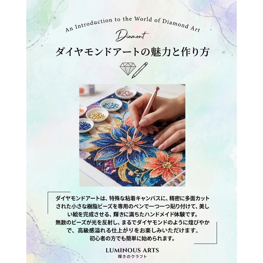 ダイヤモンドアート キット 四季の木 春 夏 秋 冬 手芸キット 初心者