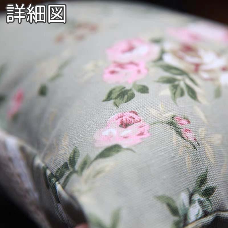 クロスステッチキット 刺繍キット 薔薇の花 クッションカバー 花