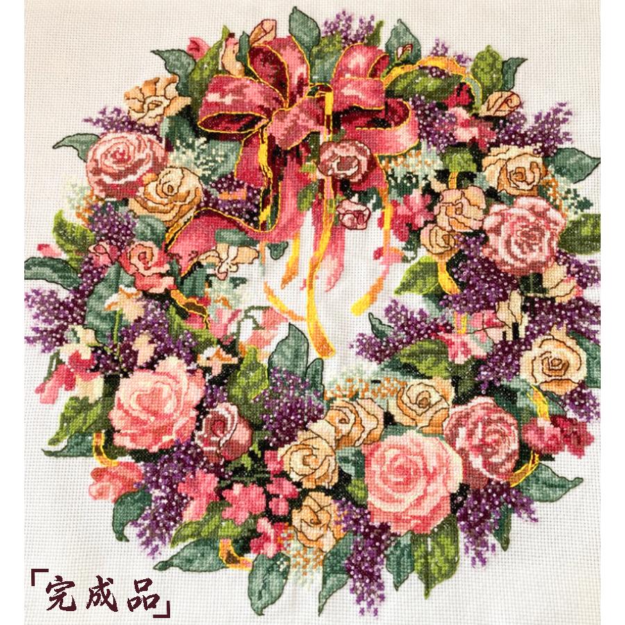 クロスステッチ クロスステッチキット 手芸キット ロマン薔薇 春の訪れ